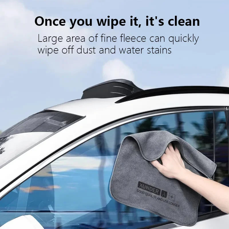 Premium Microfiber Car Wash Towel – Auto Cleaning & Drying Cloth with Hemmed Edges – Detailing & Car Care Wiping Towel