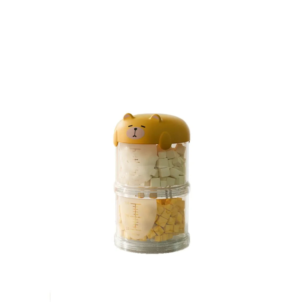 Practical Plastic Multi-Layer Cat Food Box Sealed Moisture-Proof Dog Snacks Storage Box Cute Pet Food Packing Box Outdoor