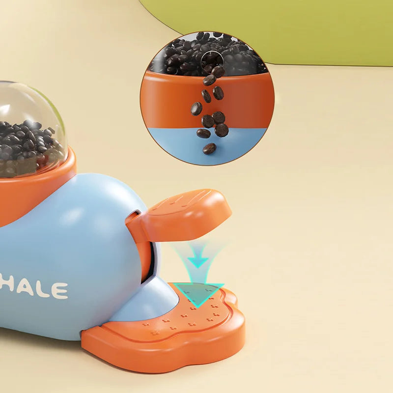 Dog Puzzle Feeder Interactive Pets Food Treat Dispenser Whale Duck Design Pet Snack Feeder For Dog Training Mental Enrichment