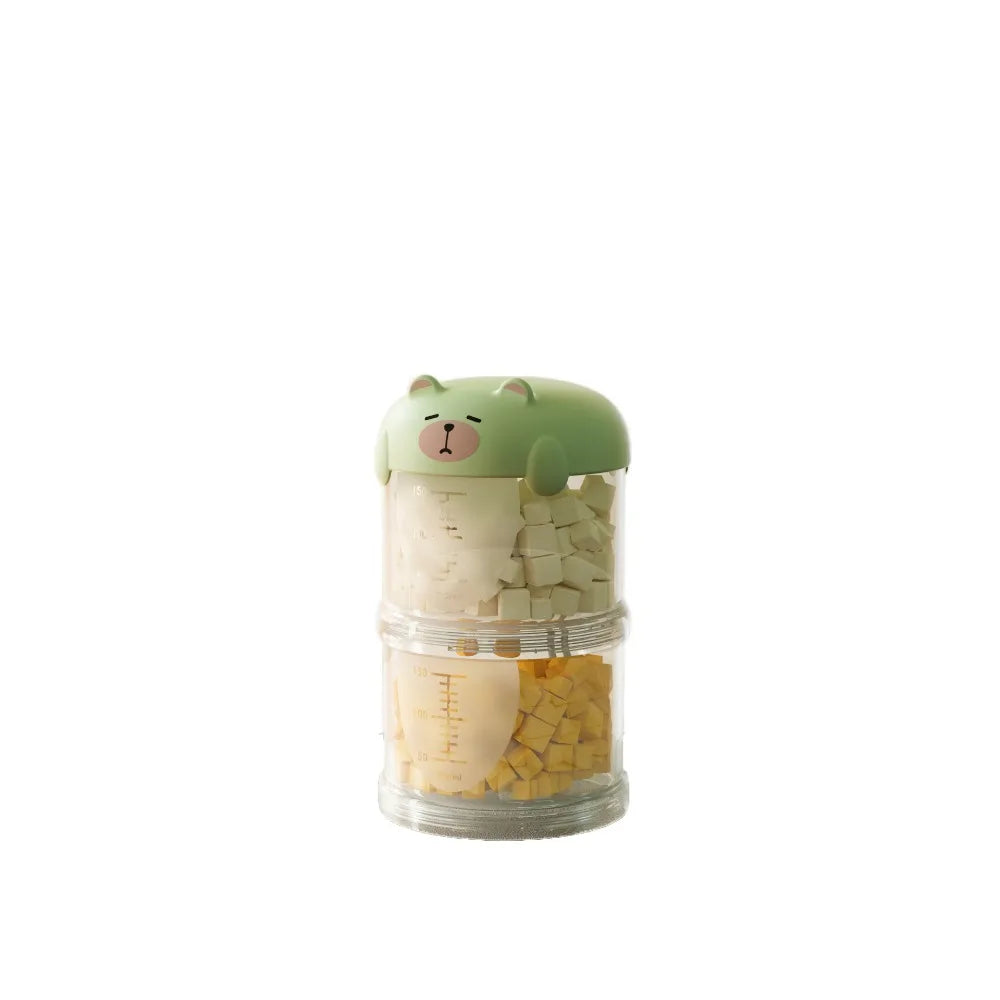 Practical Plastic Multi-Layer Cat Food Box Sealed Moisture-Proof Dog Snacks Storage Box Cute Pet Food Packing Box Outdoor