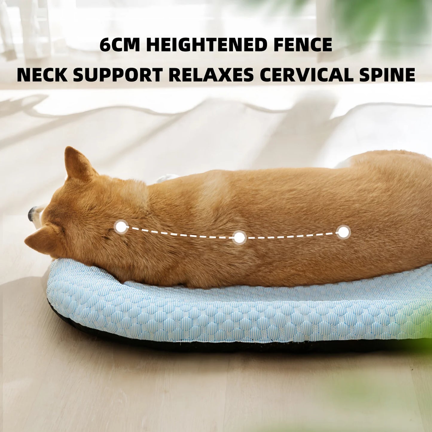 Summer Dog Bed Cat Cushion Puppy Sleep Nest for Small Medium Large Dog Cat Ice Silk Cool Mat Pet Kennel Cooling Bed